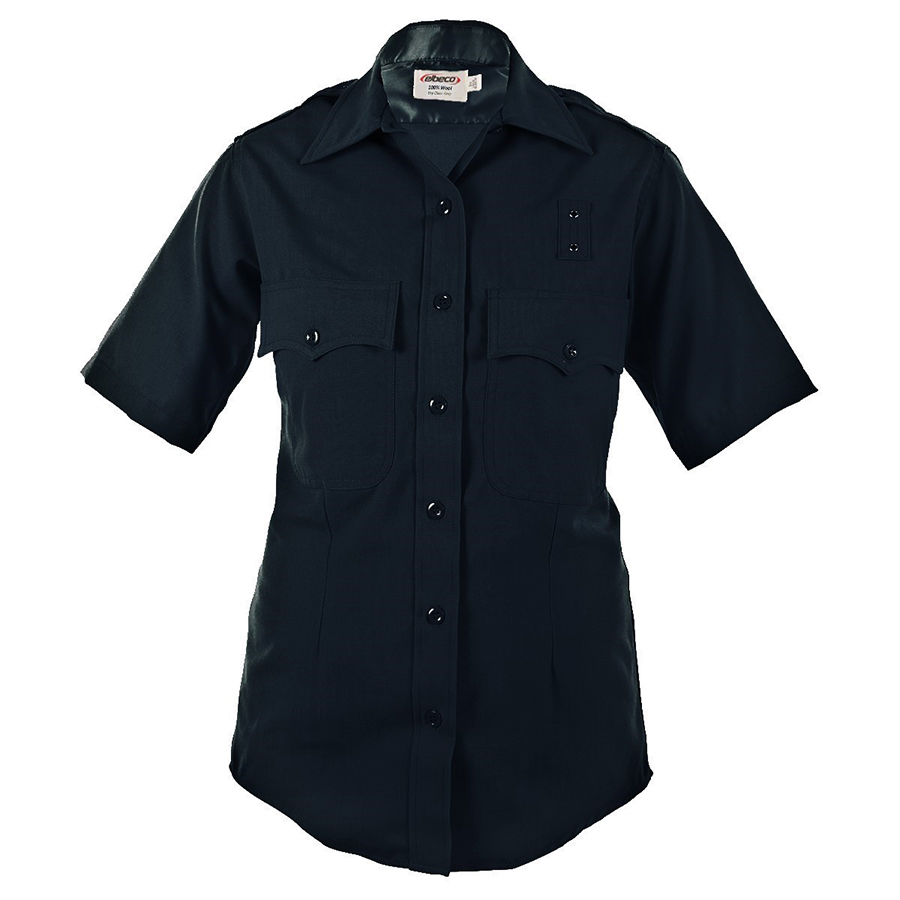 godfreystactical: LAPD 100% Wool Short Sleeve Shirt-Womens-Midnight Navy