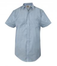 ELBECO - Express Short Sleeve Dress Shirt - Blue - Men's