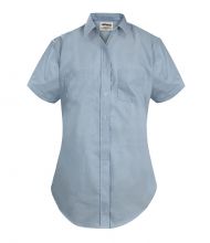 ELBECO - Express Short Sleeve Dress Shirt - Blue - Women's