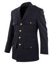 ELBECO - Top Authority Single-Breasted 4-Pocket Blousecoat - Midnight Navy