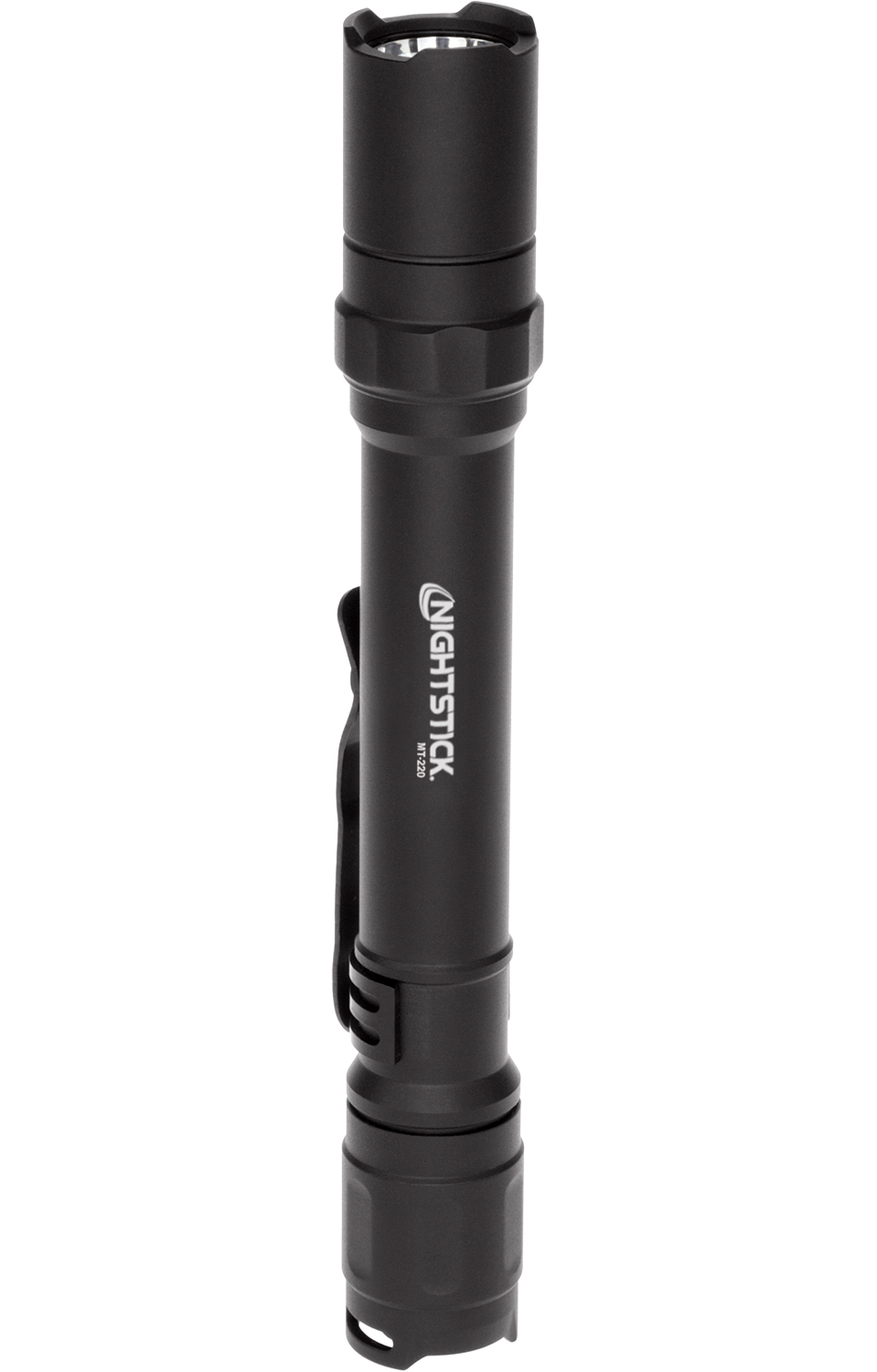 godfreystactical: Aluminum Mini-TAC Pro Flashlight - Black - 2 AA Batteries