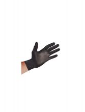 SIRCHIE - Powder-Free Nitrile Gloves - Black - Box of 100