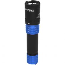 Metal Dual-Light Rechargeable Flashlight - Blue