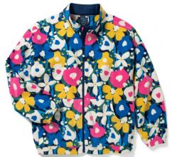 ZOE + CHLOE - Boxy Fit Printed Fleece Jacket - Women's