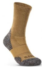 5.11 TACTICAL - Duty Ready Ultra Crew Socks - Coyote - 2 Pack